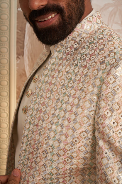 Indo Western Front Open - White