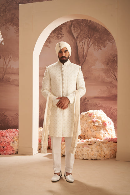Sherwani - White
