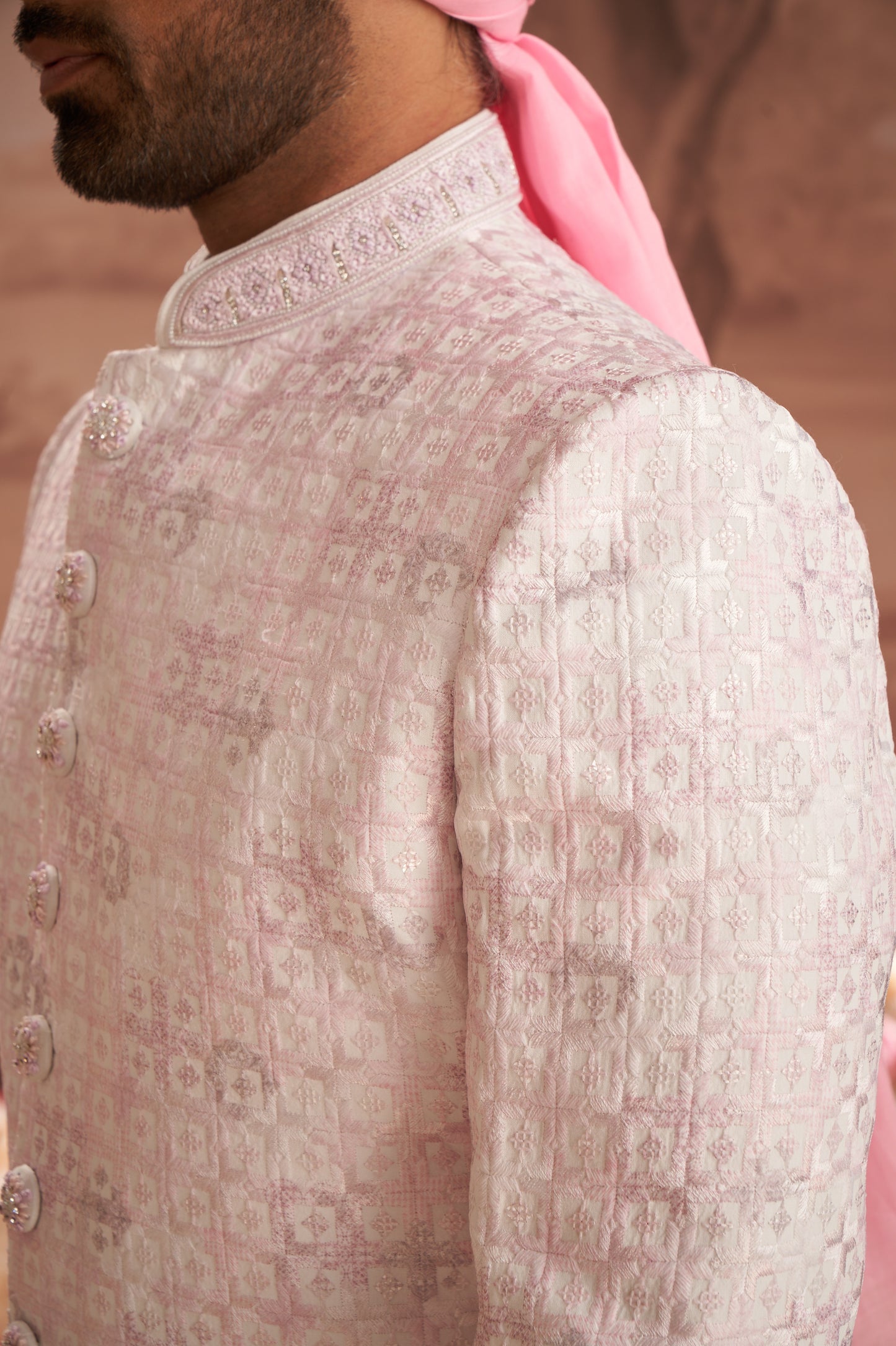 Sherwani - Pink