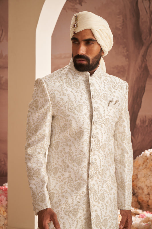 Sherwani - White