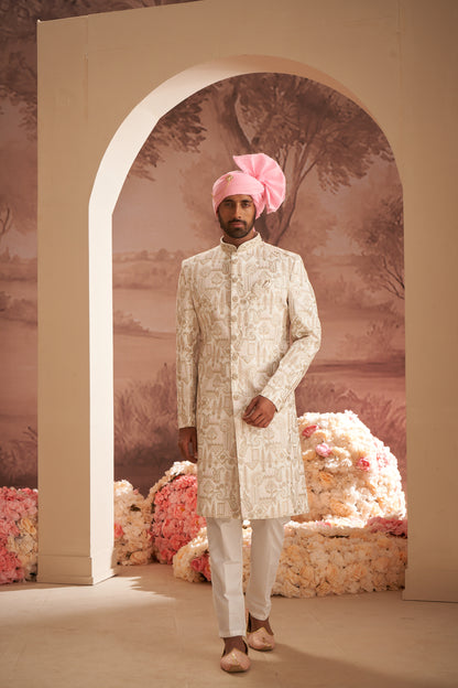 Sherwani - Cream