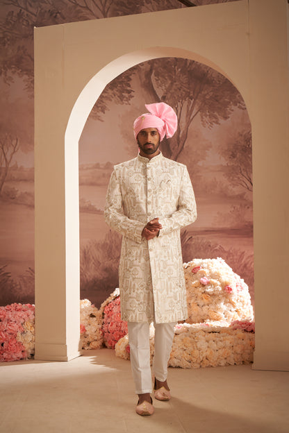 Sherwani - Cream