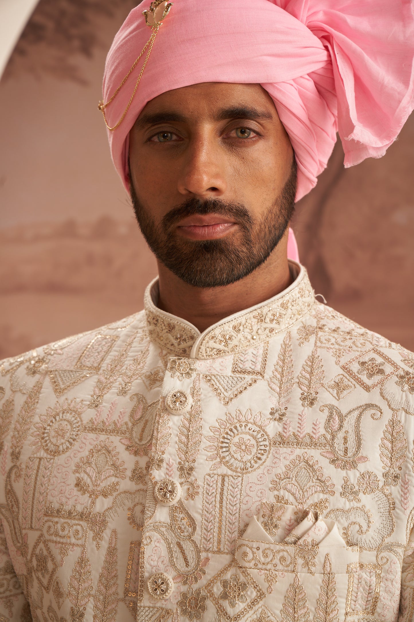 Sherwani - Cream