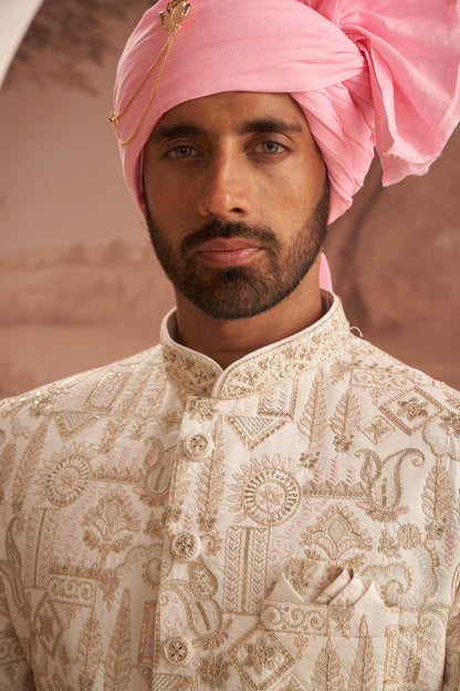 Sherwani - Cream