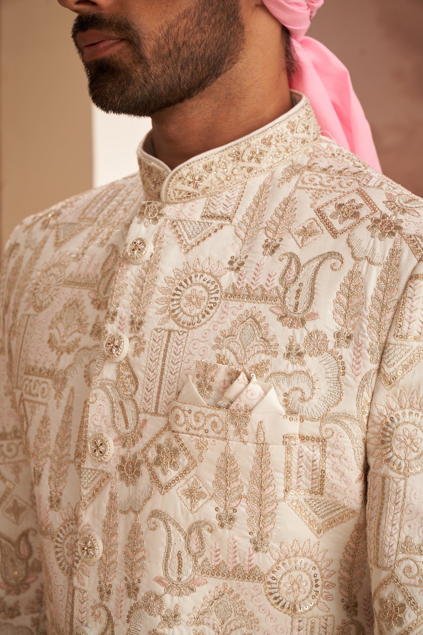 Sherwani - Cream