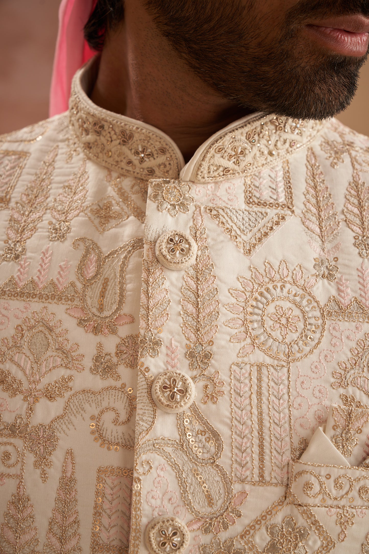 Sherwani - Cream