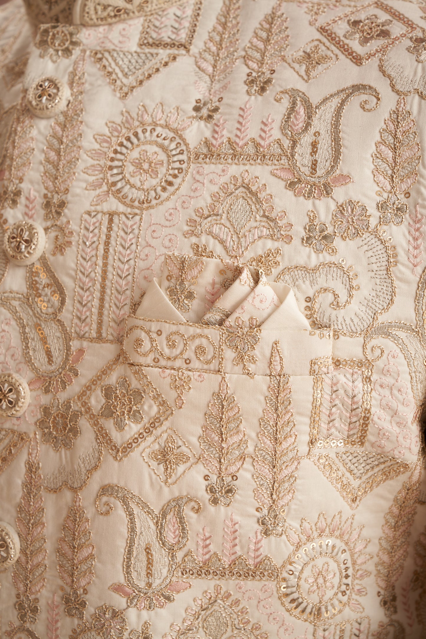 Sherwani - Cream