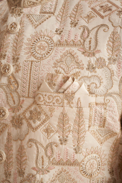Sherwani - Cream