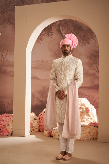 Sherwani - Cream