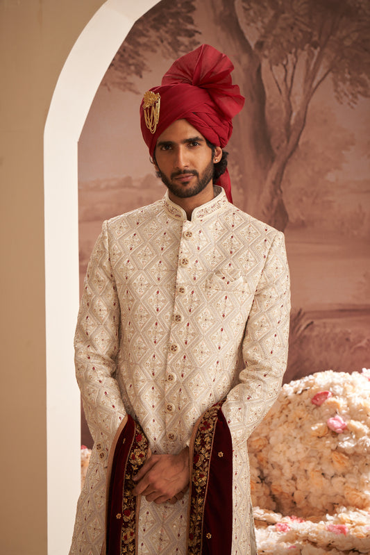 Sherwani - Gold