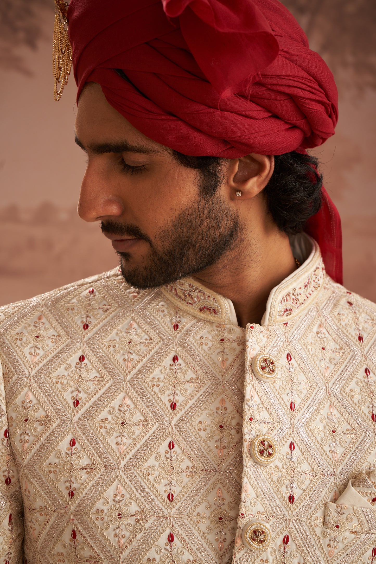 Sherwani - Gold
