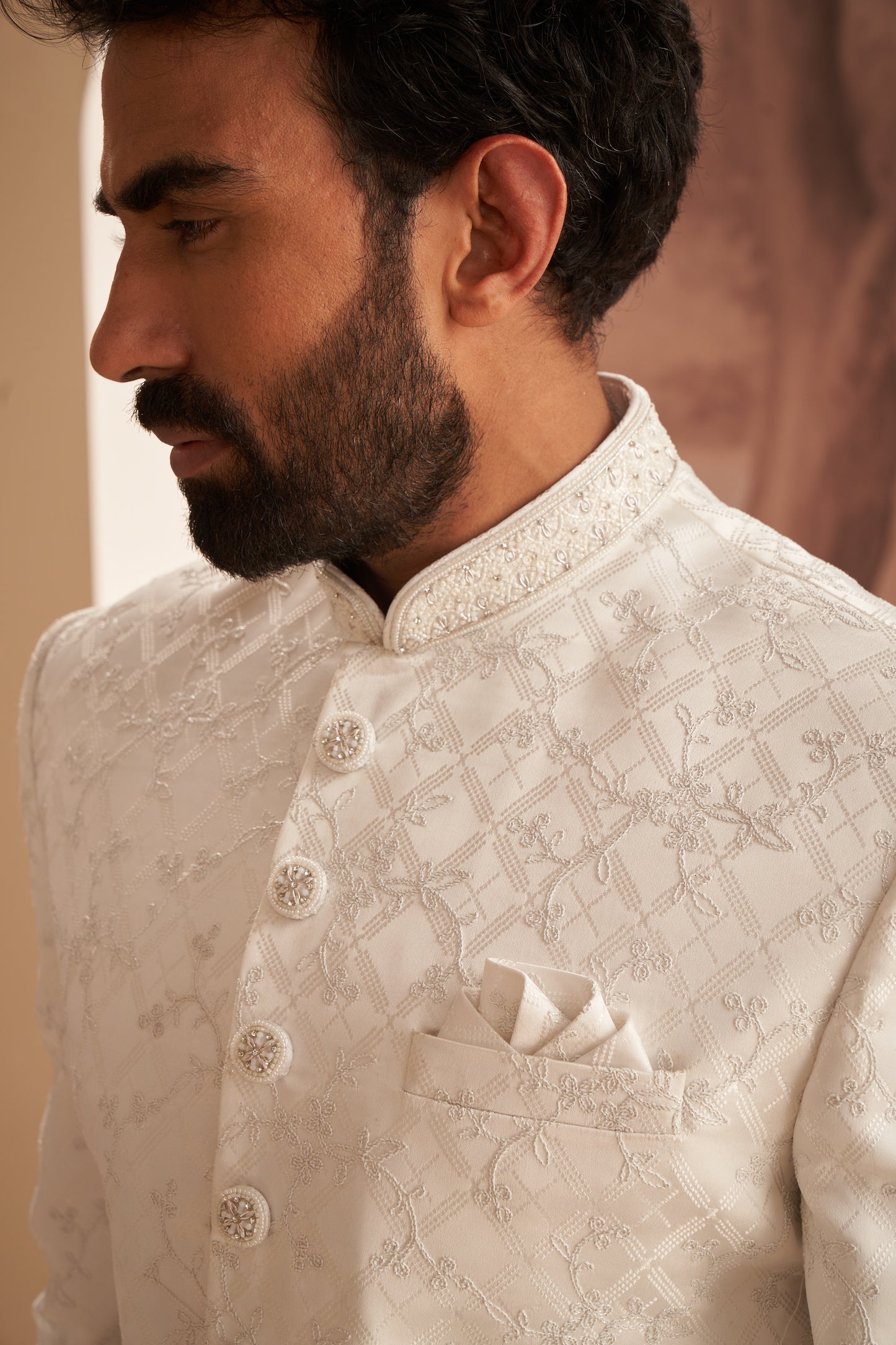 Sherwani - White