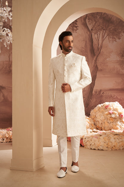 Sherwani - White