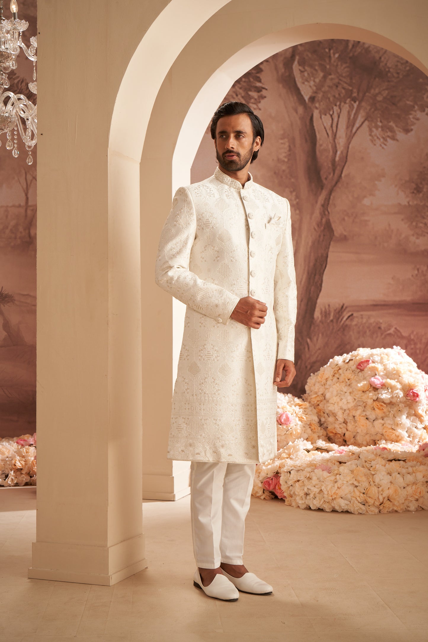 Sherwani - White