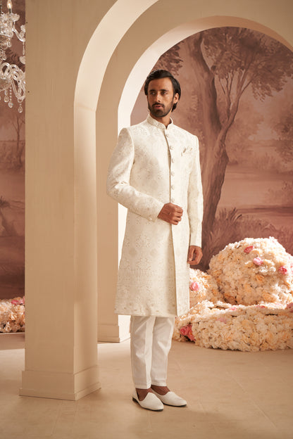 Sherwani - White