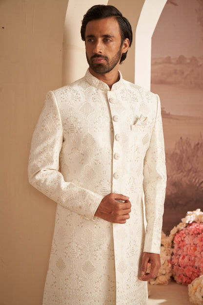 Sherwani - White