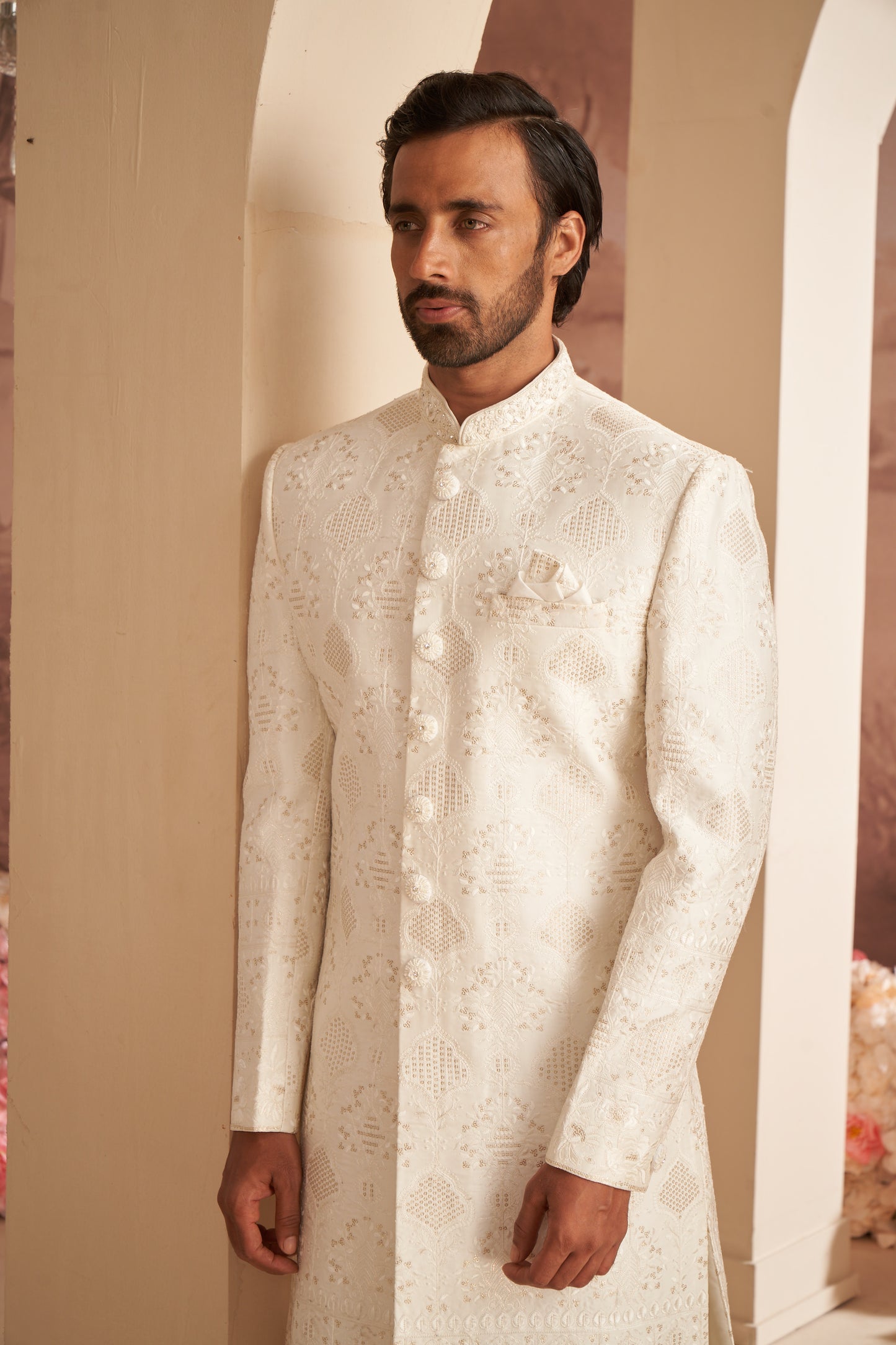 Sherwani - White
