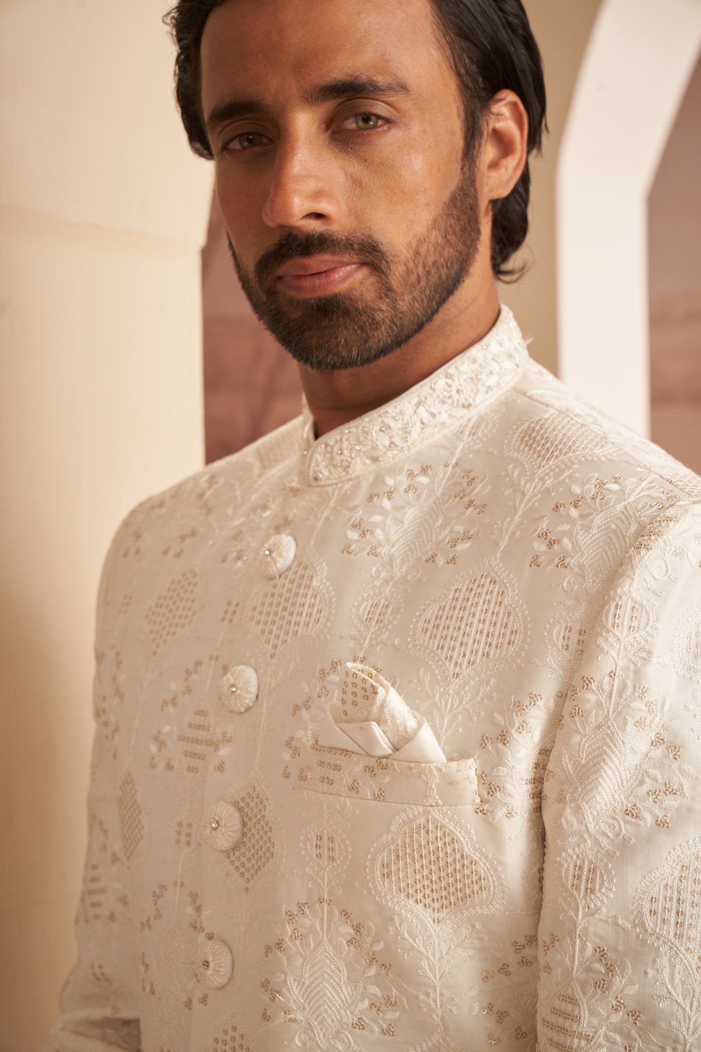 Sherwani - White