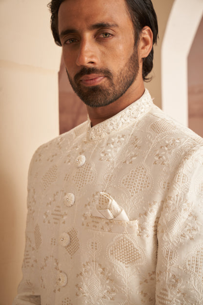 Sherwani - White