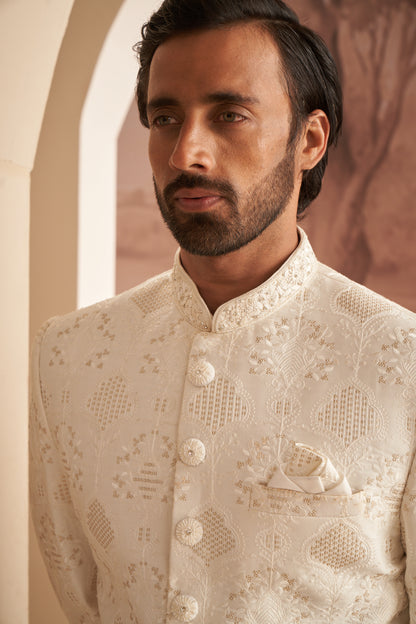 Sherwani - White