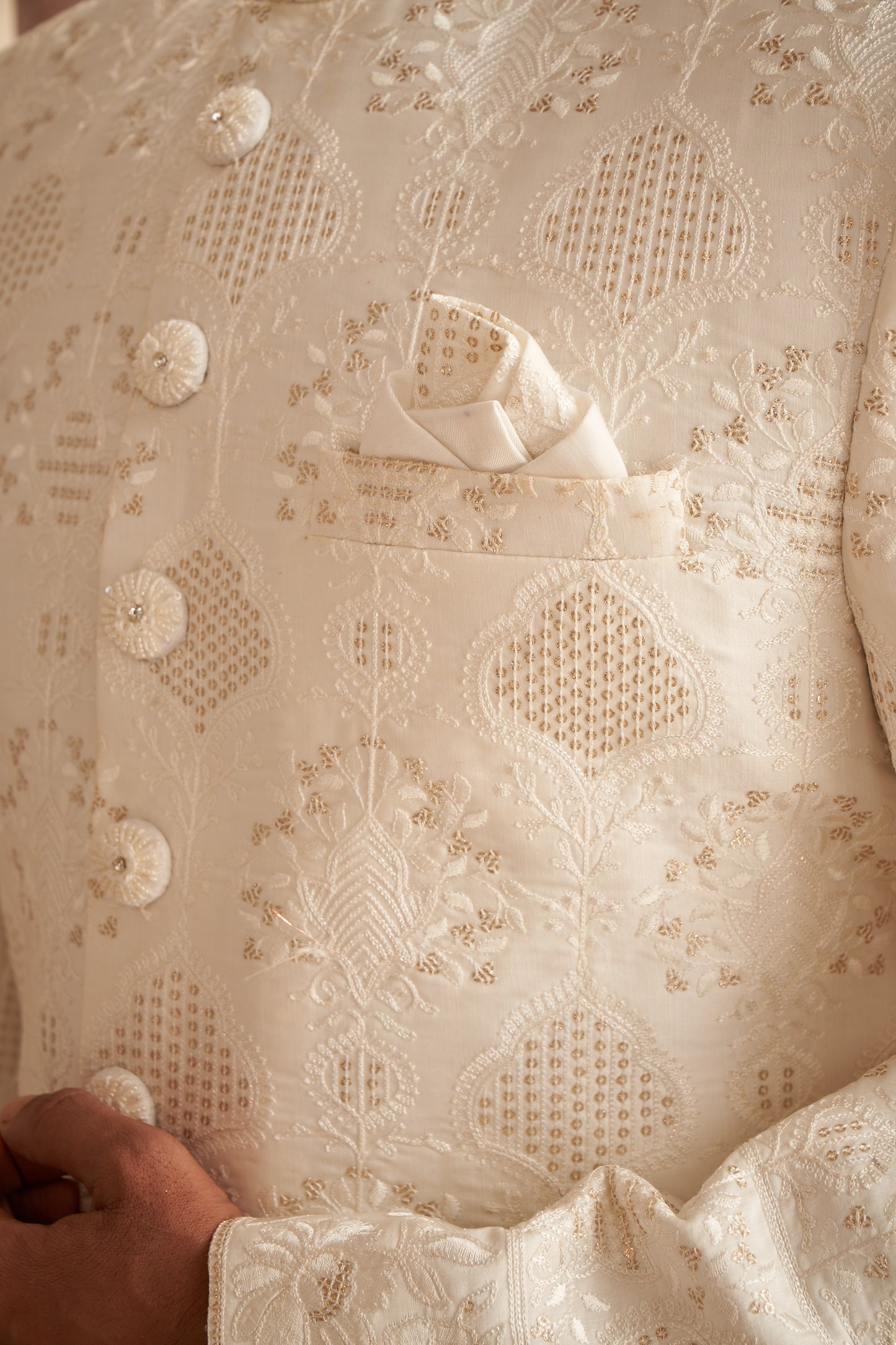 Sherwani - White