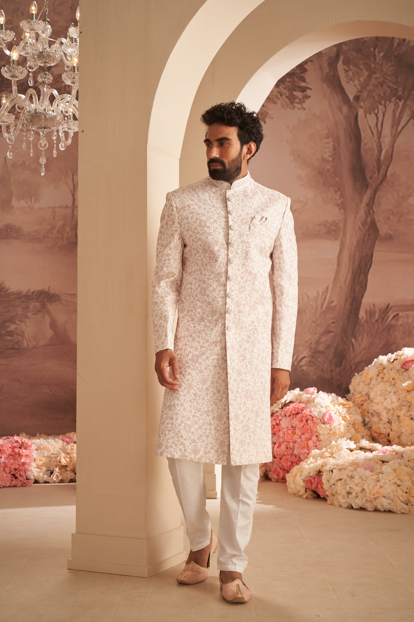 Sherwani - Cream