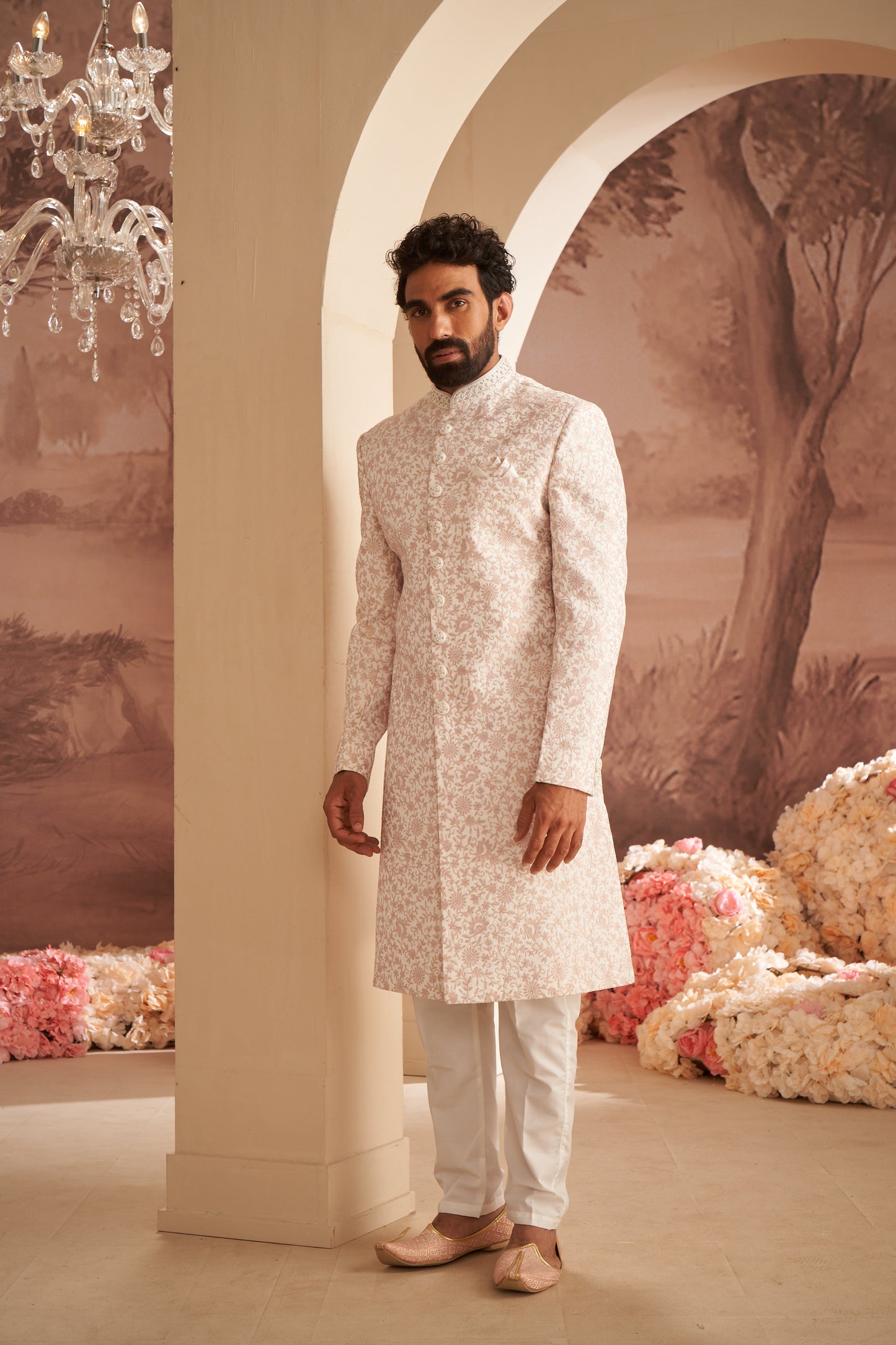 Sherwani - Cream