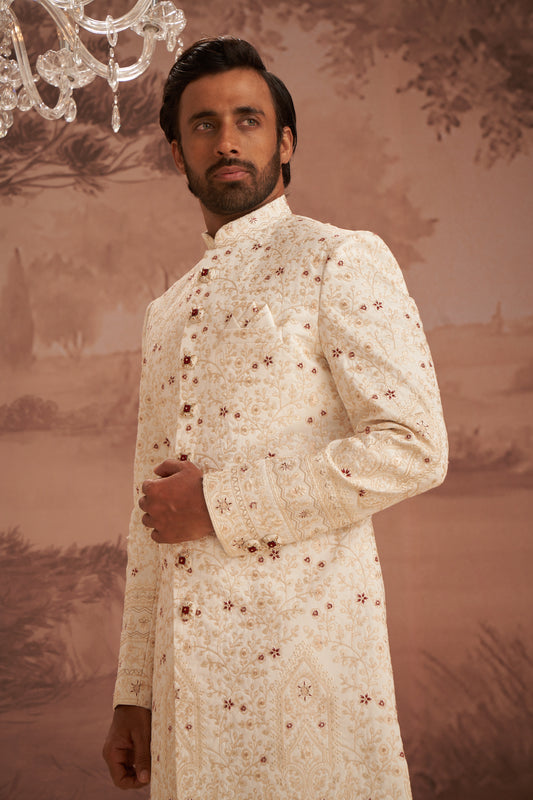 Sherwani - Cream
