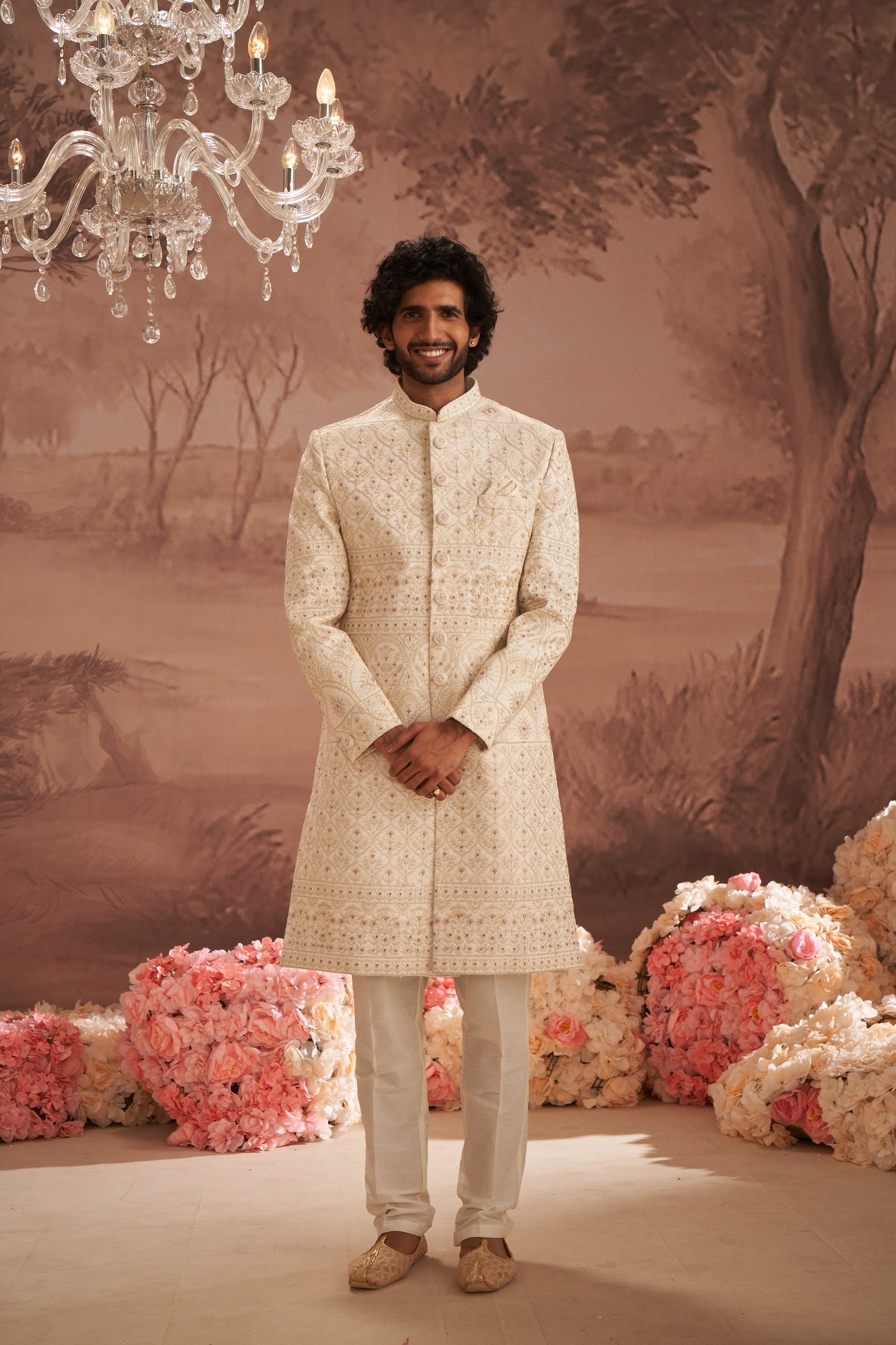 Sherwani - Cream