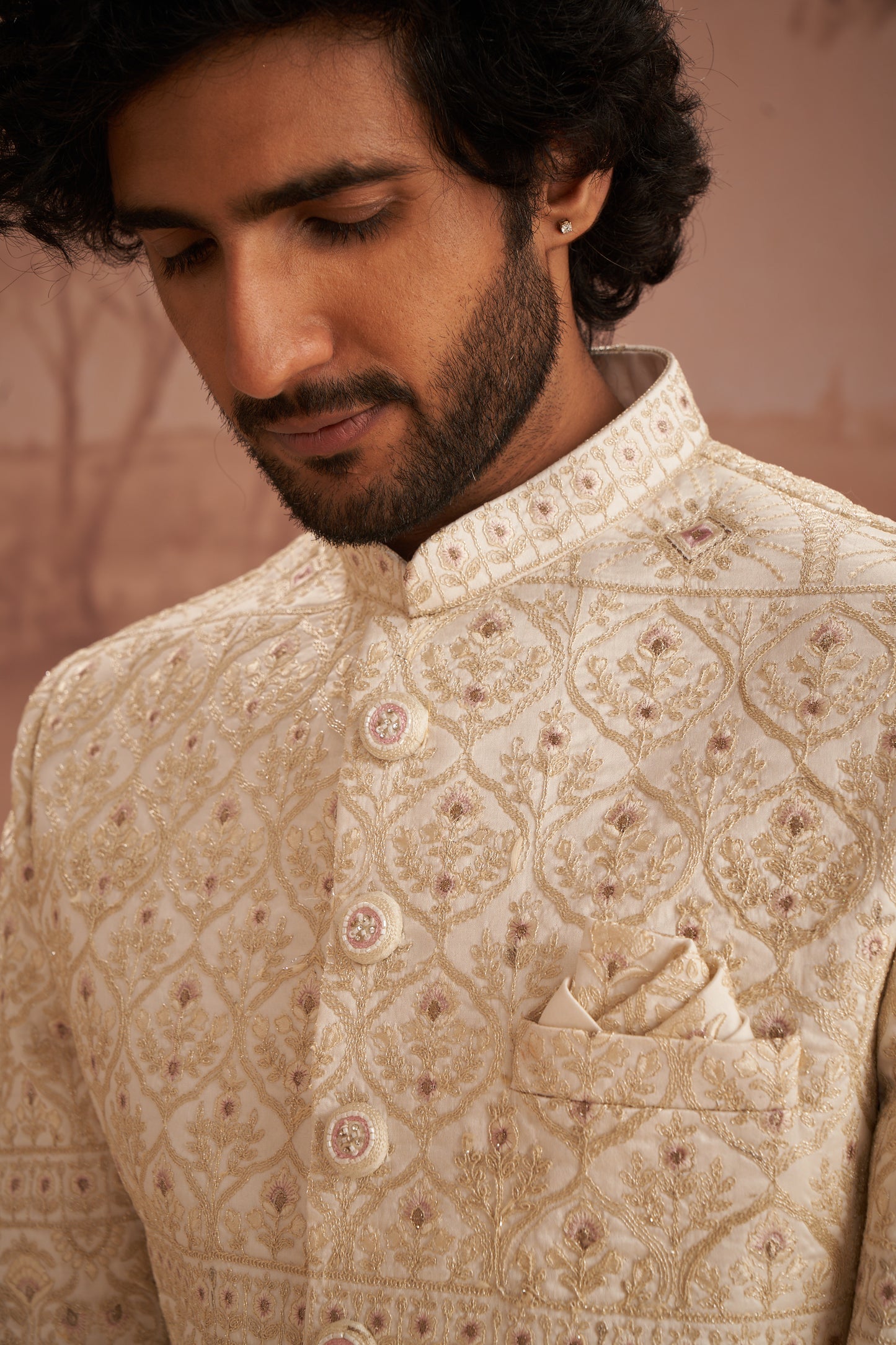 Sherwani - Cream