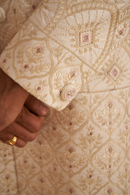 Sherwani - Cream