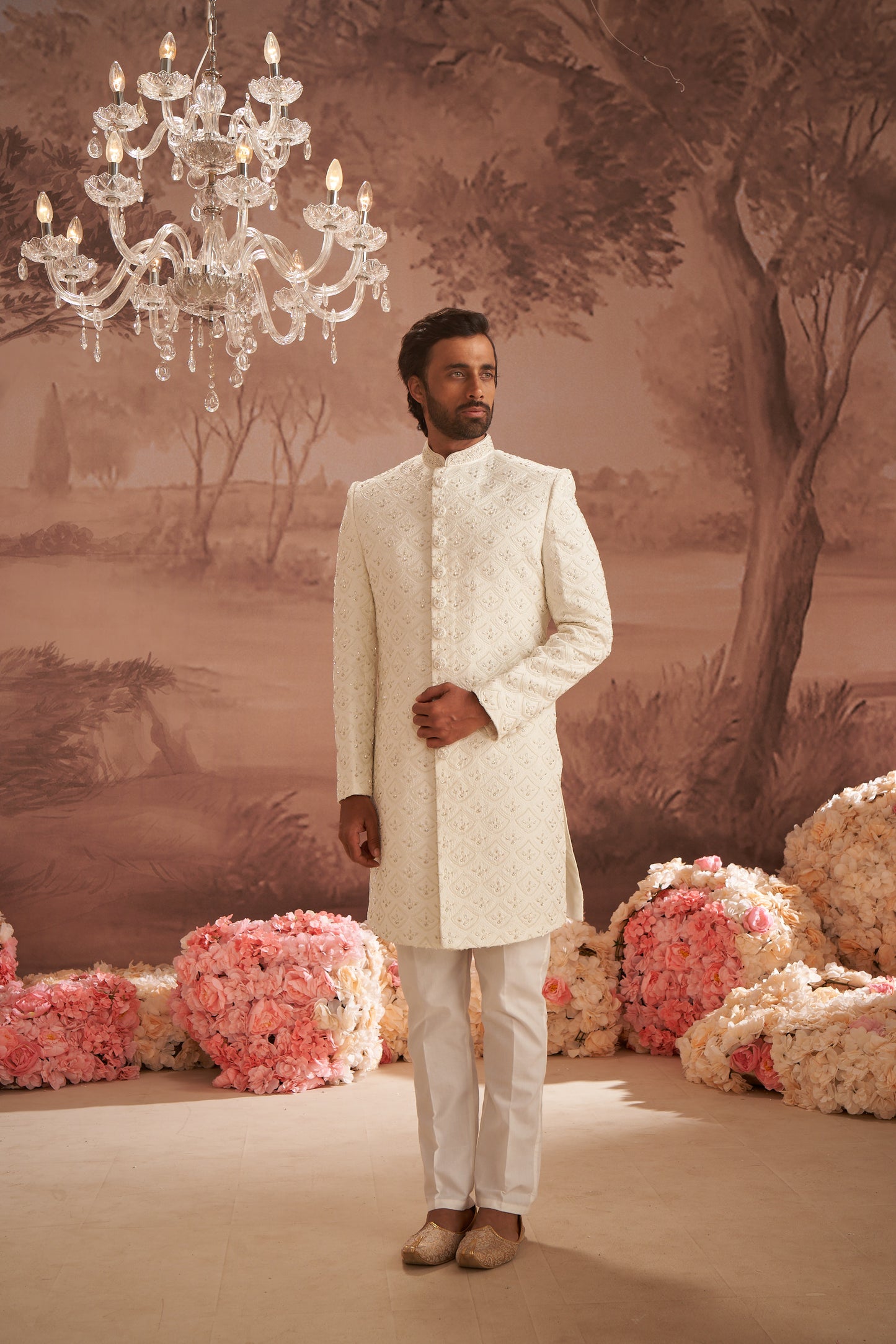 Sherwani - White