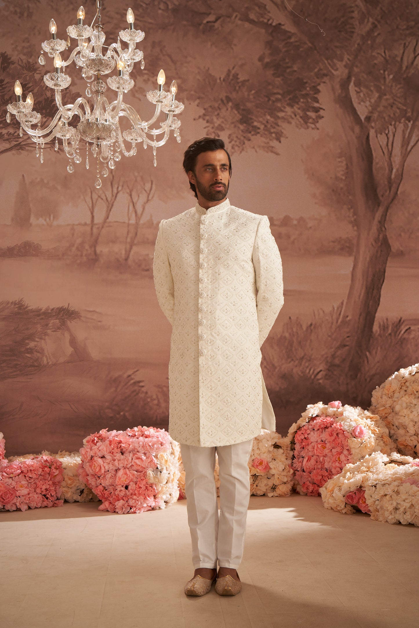 Sherwani - White