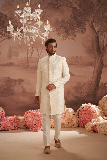Sherwani - White