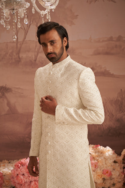Sherwani - White