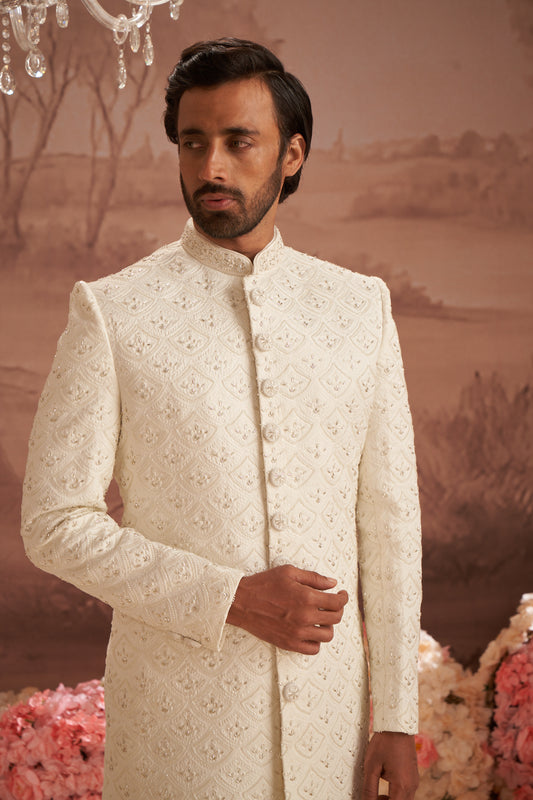 Sherwani - White