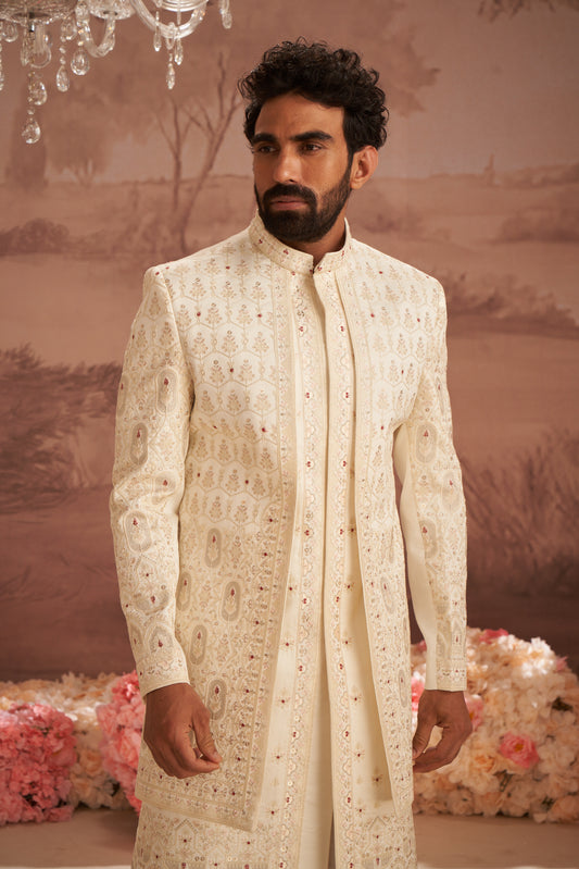 Sherwani - White