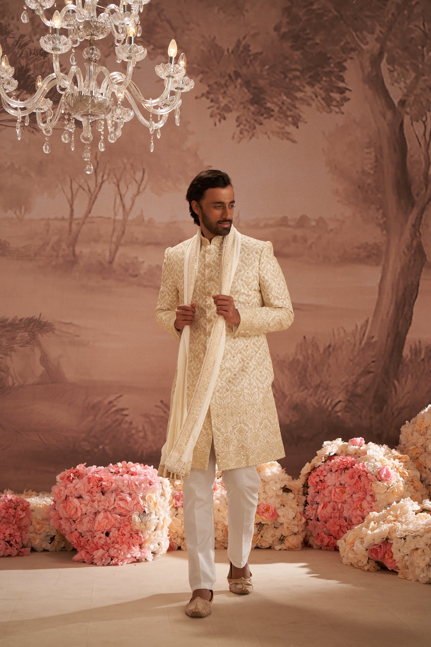 Sherwani - Gold