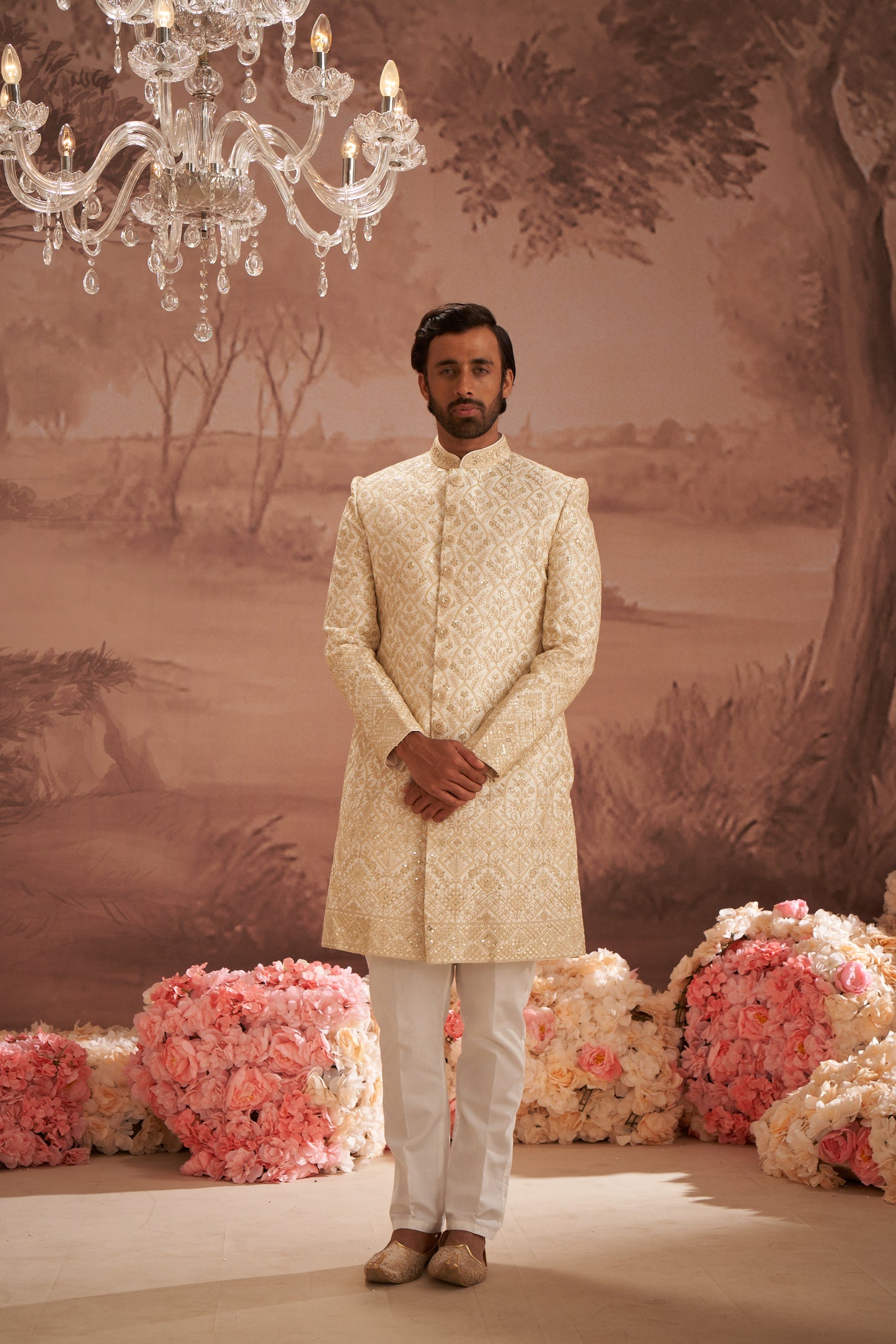 Sherwani - Gold