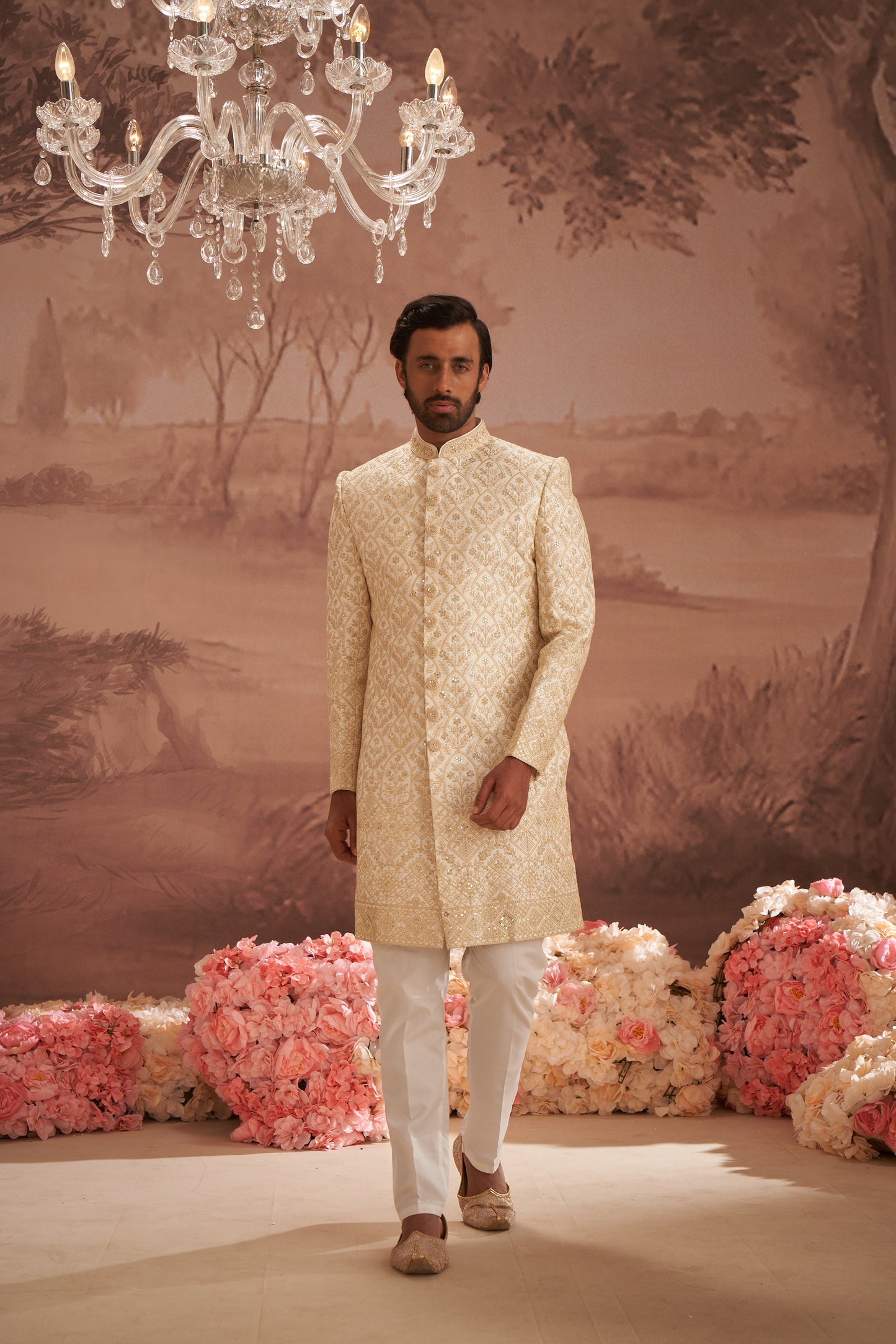 Sherwani - Gold
