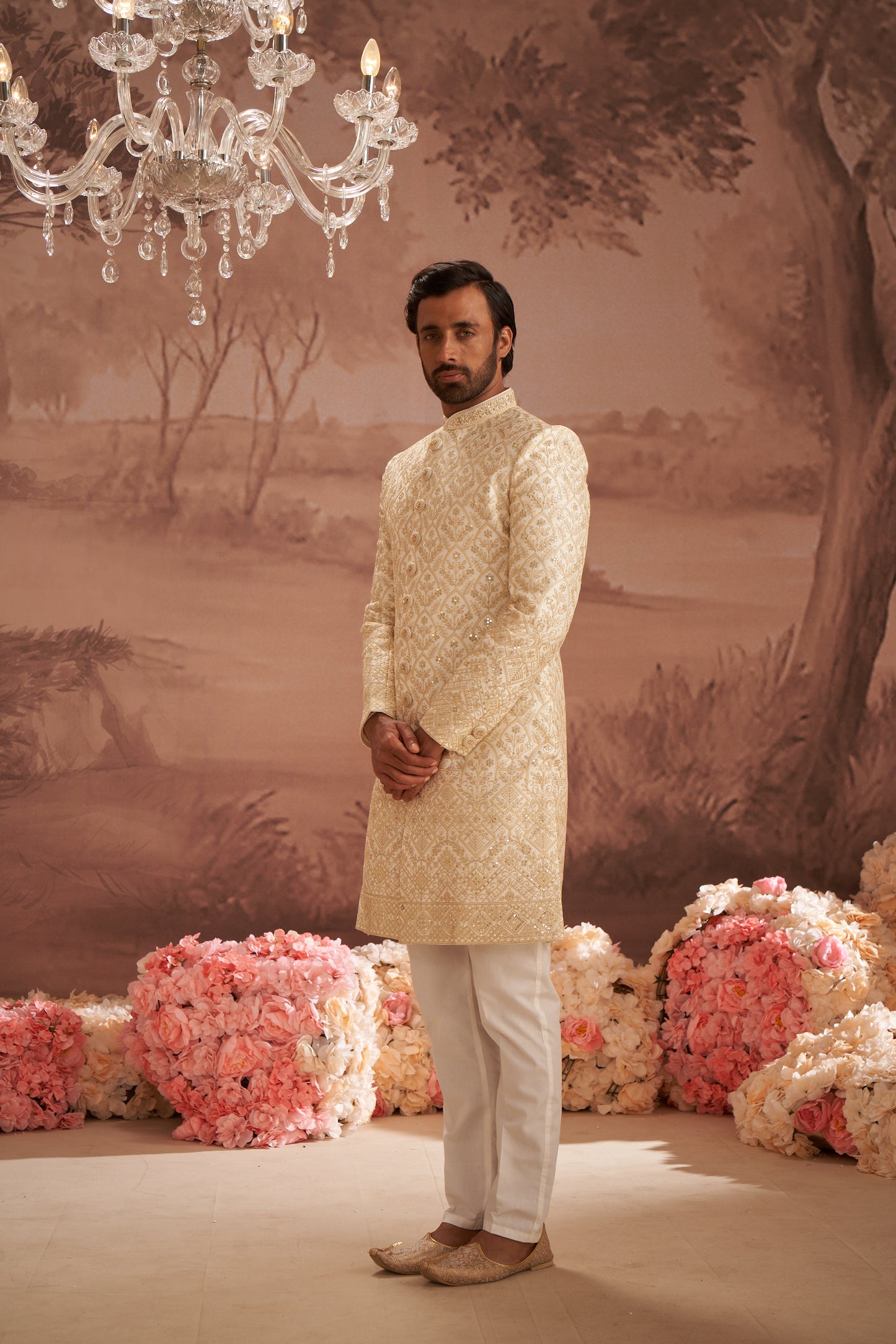 Sherwani - Gold