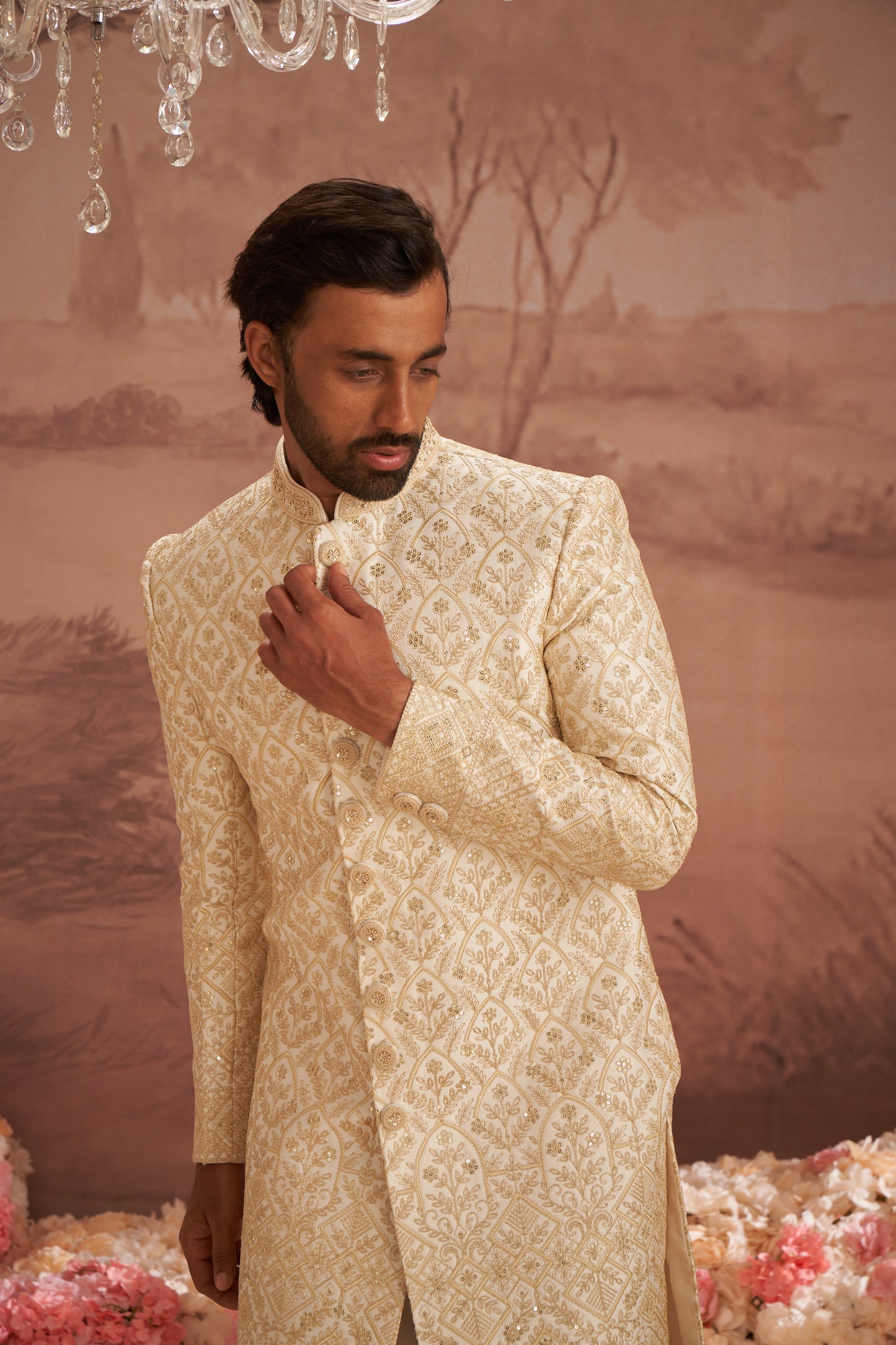 Sherwani - Gold