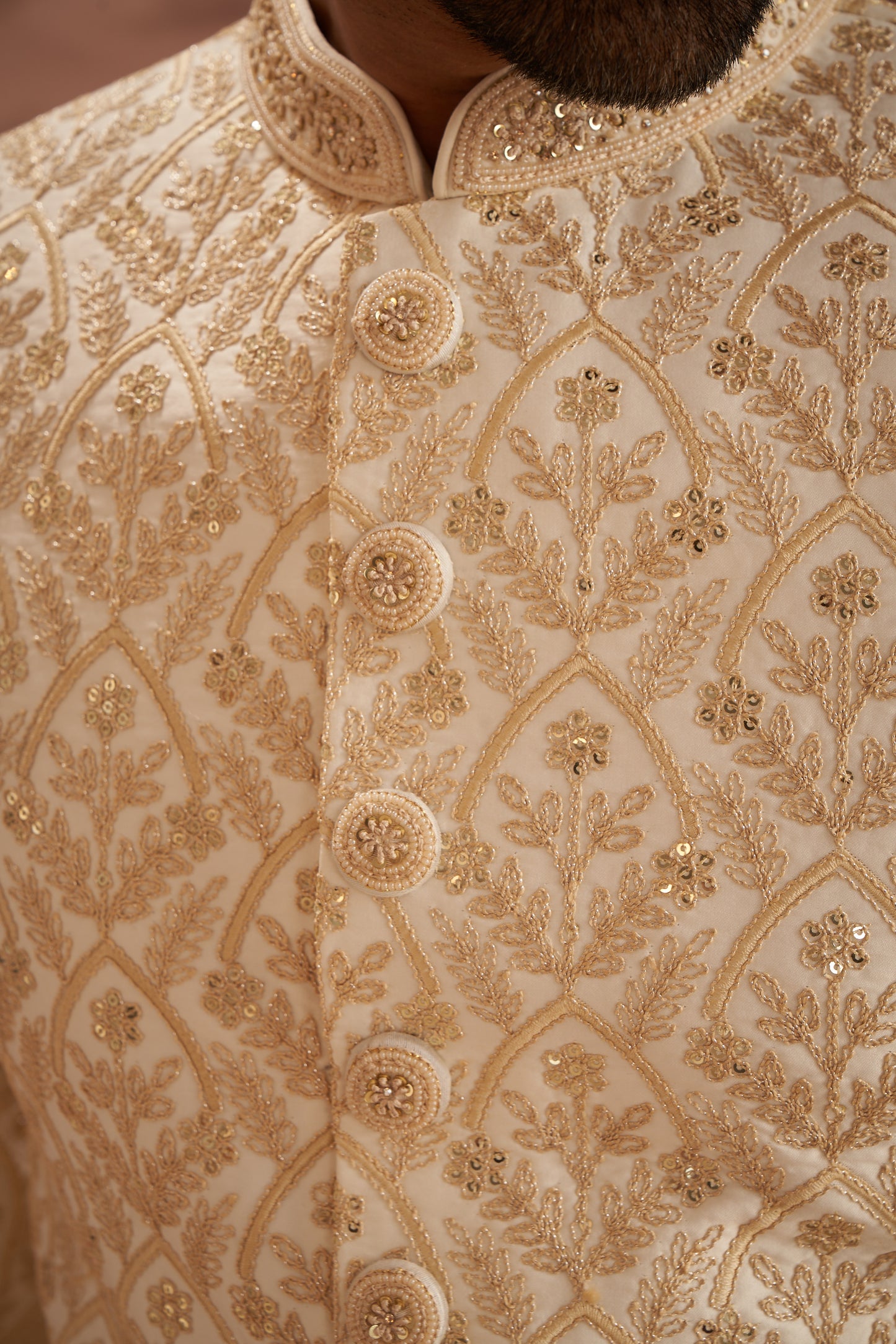 Sherwani - Gold