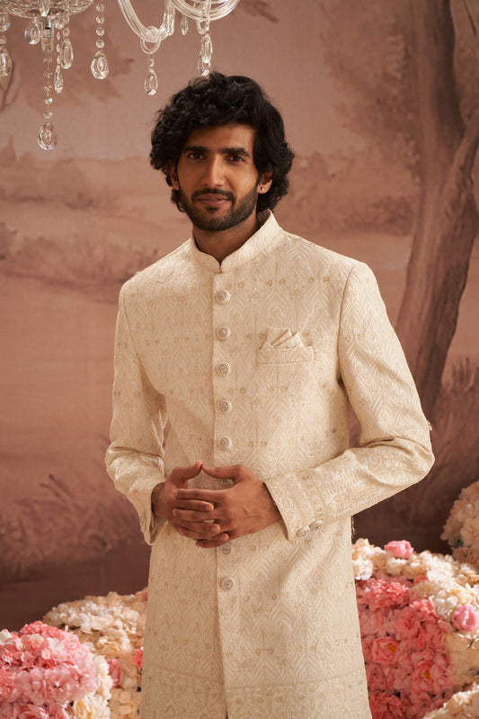 Sherwani - Cream