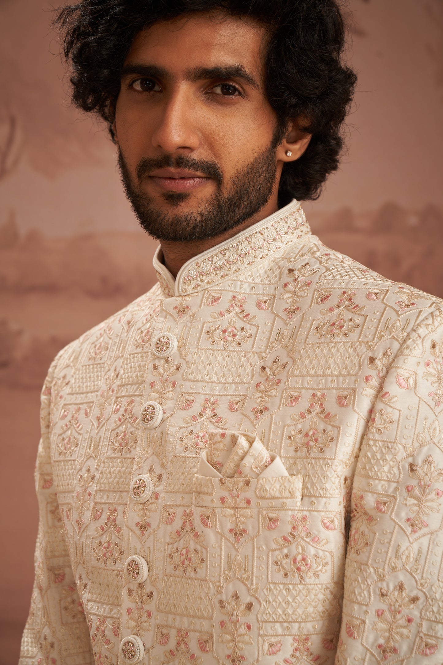 Sherwani - Cream