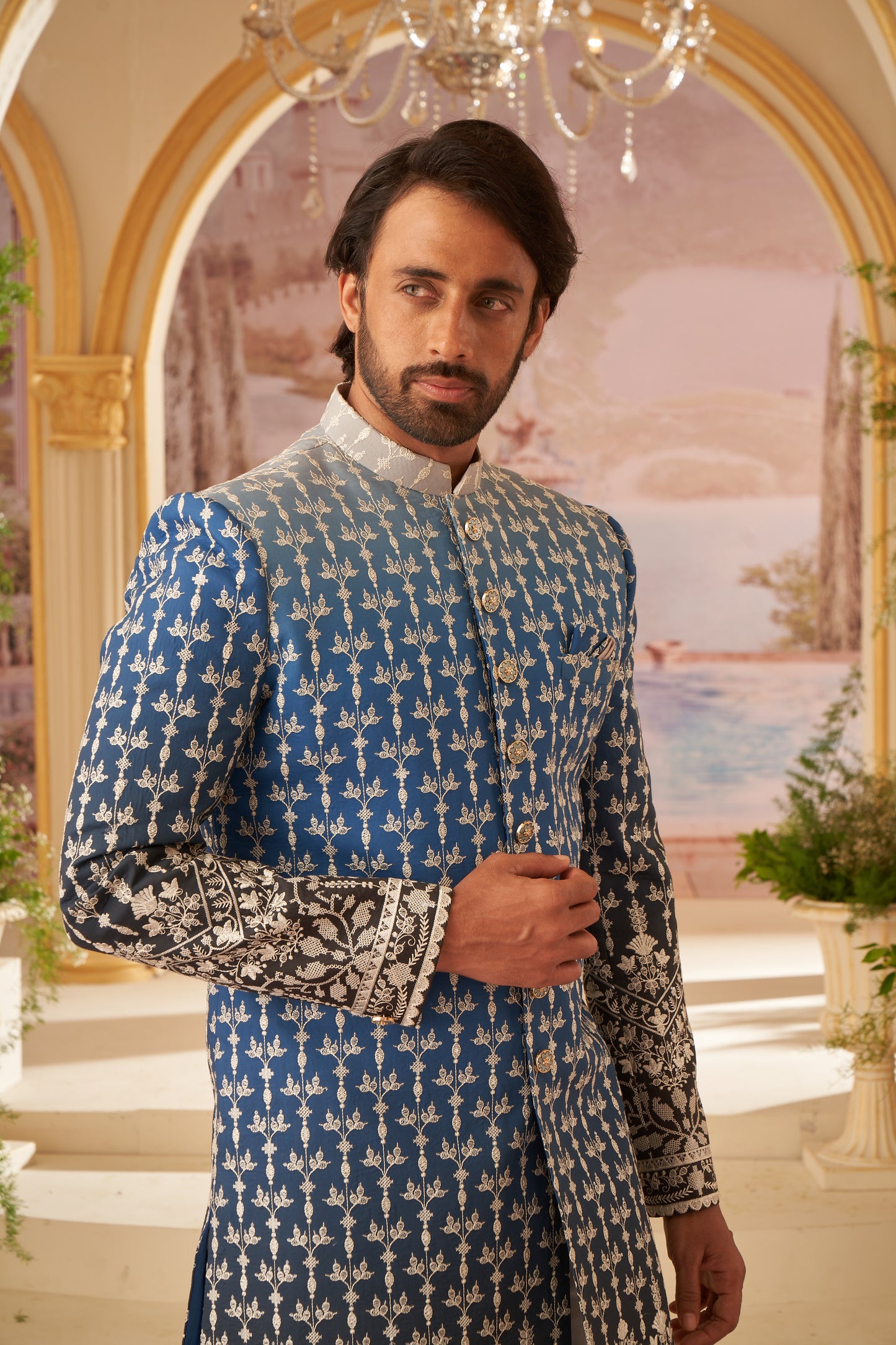 Indo Western - Blue