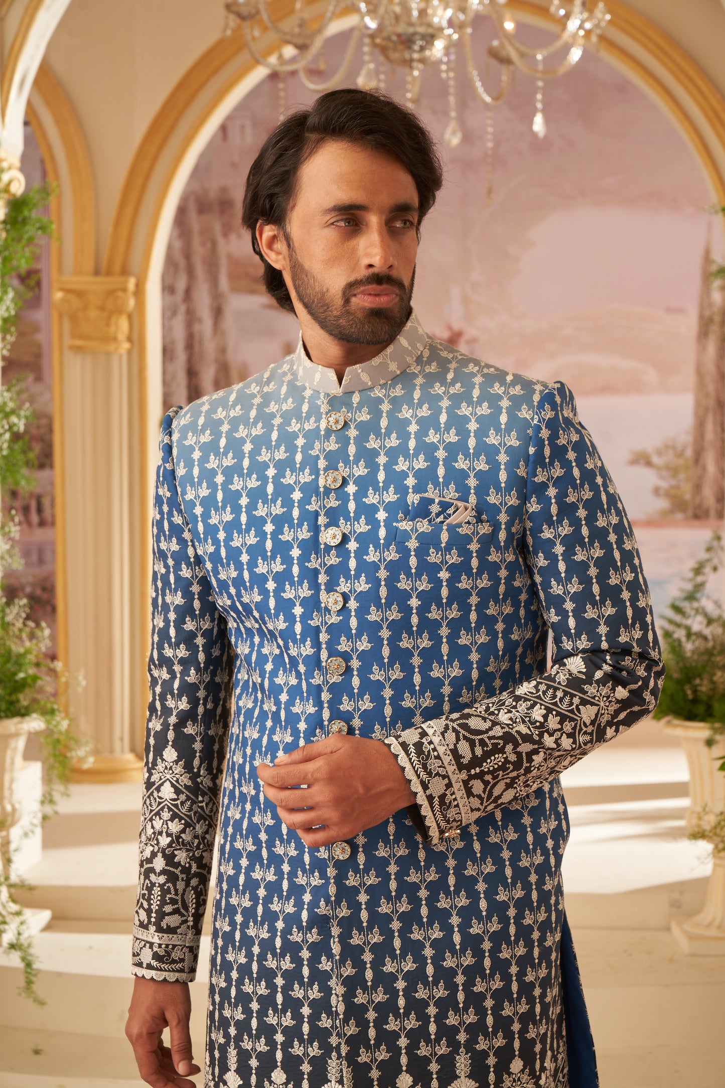 Indo Western - Blue
