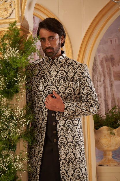 Indo Western Front Open - Black