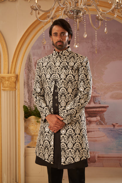 Indo Western Front Open - Black