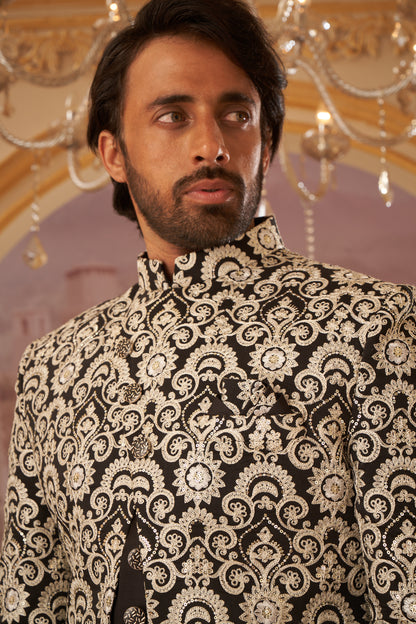 Indo Western Front Open - Black